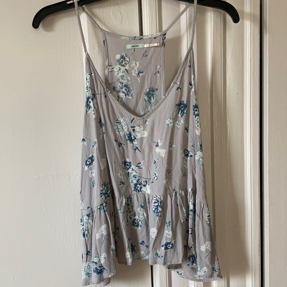 Urban Outfitters Kimchi Blue Floral Peplum Cami